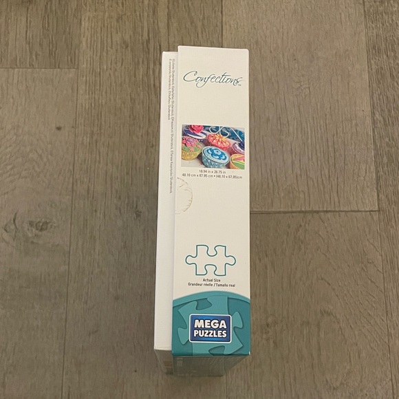 NWOT “Confections” Colorful Cupcakes Mega Puzzles 1000 Puzzle Pieces, Age 12+ - Picture 9 of 9